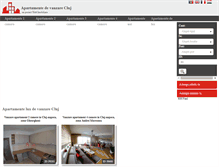 Tablet Screenshot of apartamentedevanzarecluj.ro
